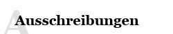 Ausschreibungen